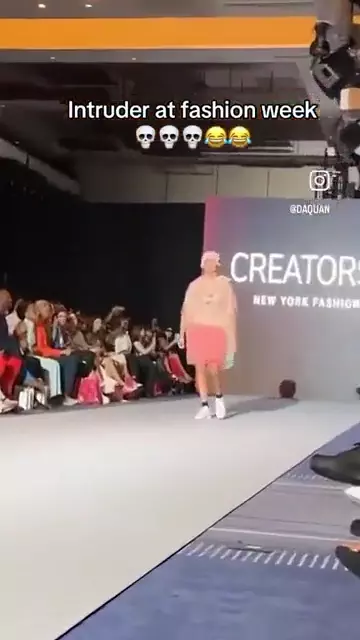 Sneaking into a fashion show-0