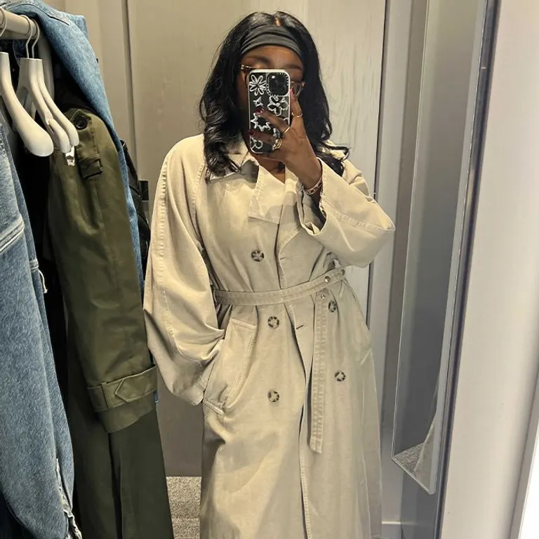  trench coat wardrobe closet press lab coat laboratory coat fur coat-0