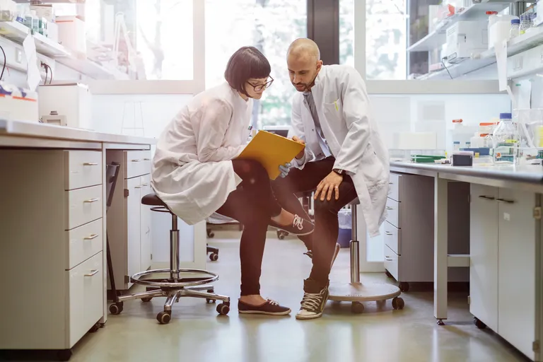  lab coat laboratory coat barber chair beaker desk-0