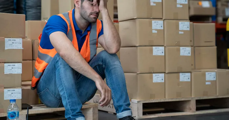  carton crate forklift moving van-0