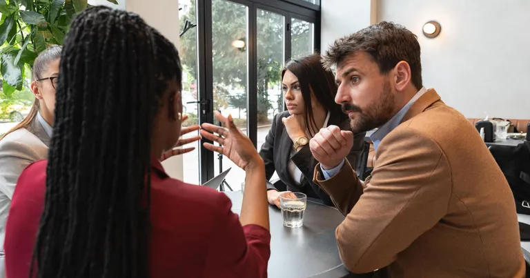  restaurant eating house eating place eatery Windsor tie dining table board suit suit of clothes-0