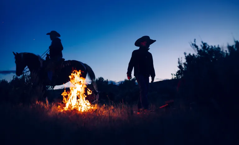  cowboy hat ten-gallon hat fire screen fireguard sombrero cowboy boot-0