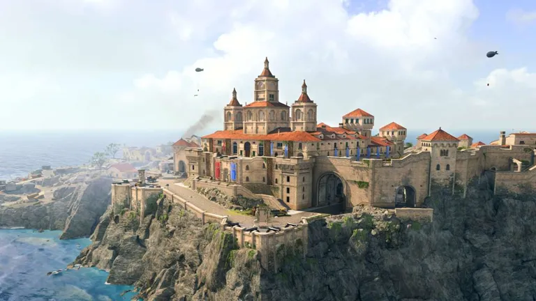  castle monastery promontory headland head foreland cliff drop drop-off-0