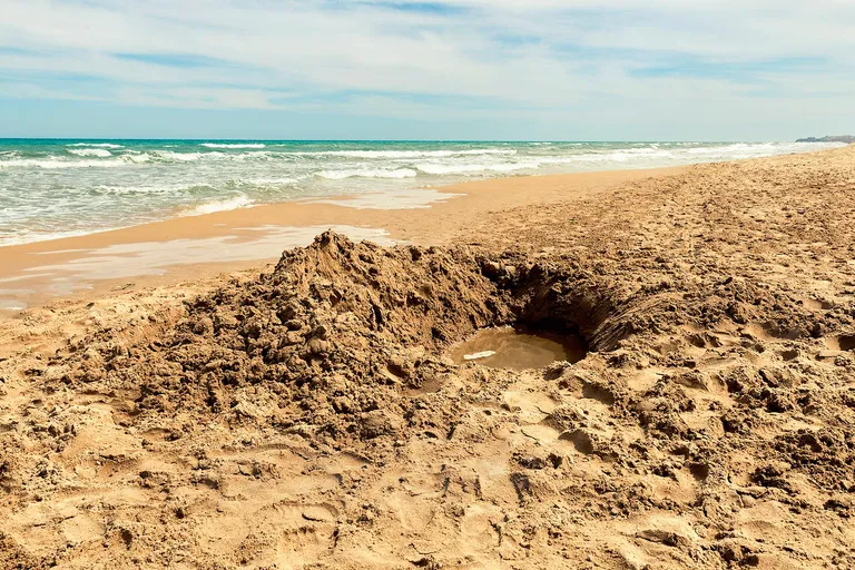  seashore coast seacoast sea-coast sandbar sand bar promontory headland head foreland lakeside lakeshore-0