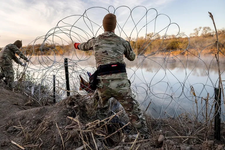  lakeside lakeshore worm fence snake fence snake-rail fence Virginia fence prison prison house military uniform-0