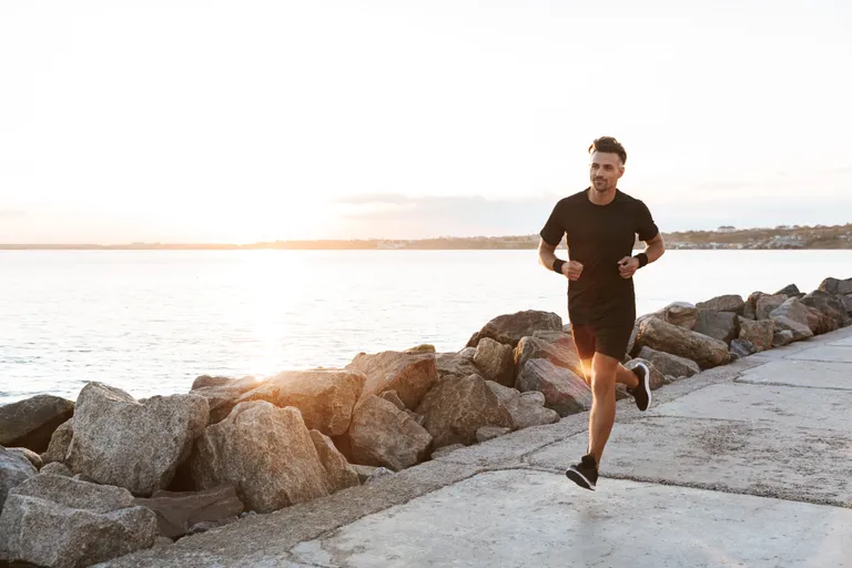  breakwater groin groyne mole bulwark seawall jetty lakeside lakeshore seashore coast seacoast sea-coast swimming trunks bathing trunks-0