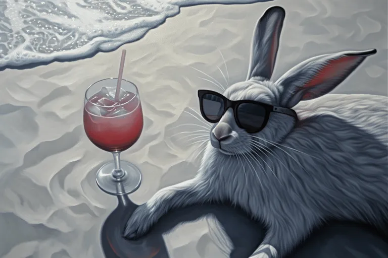  hare wood rabbit cottontail cottontail rabbit sunglass red wine-0